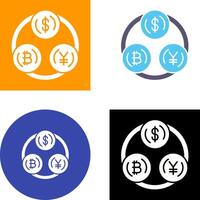 Currency Exchange Icon Design vector