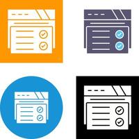 Web Browser Icon Design vector