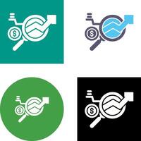Data Research Icon Design vector