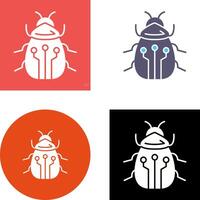 Bug Icon Design vector