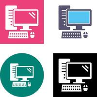 Computer Icon Design vector