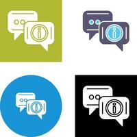 Chat Box Icon Design vector