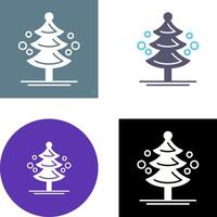 Pine Tree Icon Design vector