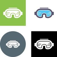 Goggle Icon Design vector