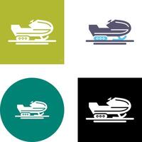 Snowmobile Icon Design vector