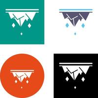 Icicle Icon Design vector