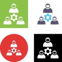 Teamwork Icon Design vector