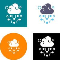 diseño de icono de granizo vector