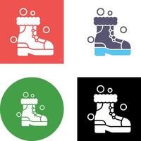 Snowshoes Icon Design vector