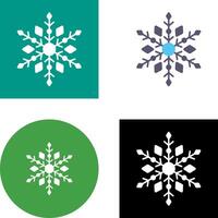 diseño de icono de copo de nieve vector