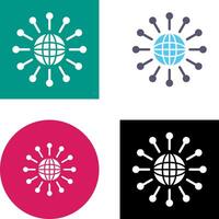 Networking Icon Design vector