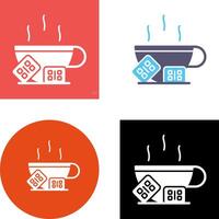 Hot Chocolate Icon Design vector