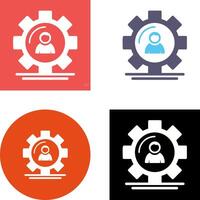 Management Icon Design vector