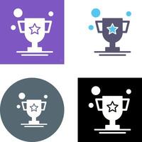 Trophy Icon Design vector