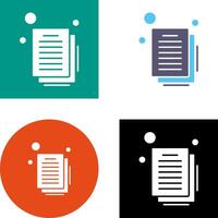 Document Icon Design vector