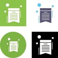 Wishlist Icon Design vector