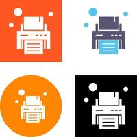 Printer Icon Design vector