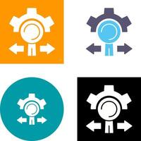 Research and Development Icon Design vector
