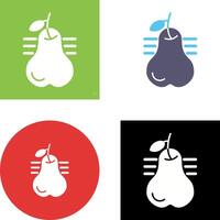 Pear Icon Design vector