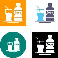 soda icono diseño vector