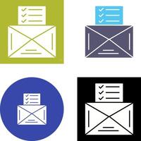 Check List Icon Design vector