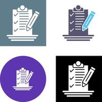 Check List Icon Design vector