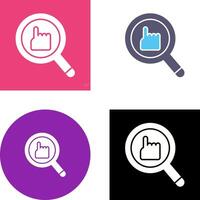 Quick Selection Icon Design vector