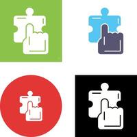 Quick Selection Icon Design vector