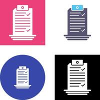 Check List Icon Design vector