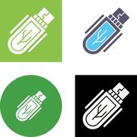 Usb Drive Icon Design vector