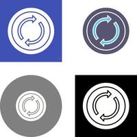 Loop Icon Design vector