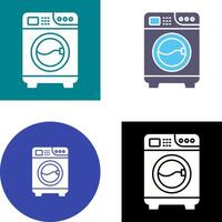 Washing Machine Icon Design vector