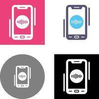 Recorder Icon Design vector