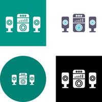 sonido sistema icono diseño vector