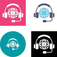 Call Center Icon Design vector