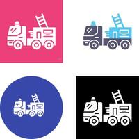 Fire Truck Icon Design vector