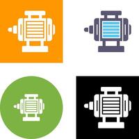 ELectric Motor Icon Design vector