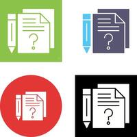 Question Icon Design vector