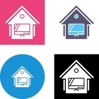 Smart TV Icon Design vector