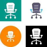diseño de icono de silla de oficina vector
