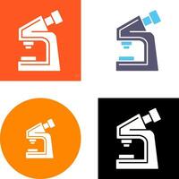 Microscope Icon Design vector