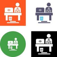 Worker Icon Design vector