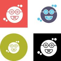 Galsses Icon Design vector