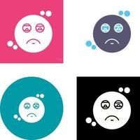 Tired Icon Design vector