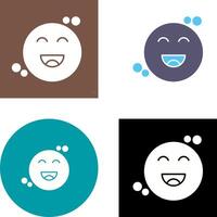 Happiness Icon Design vector