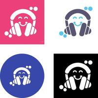 Headphones Icon Design vector