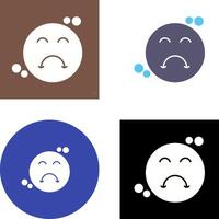 Upset Icon Design vector