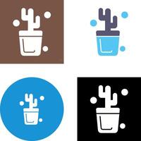 diseño de icono de cactus vector