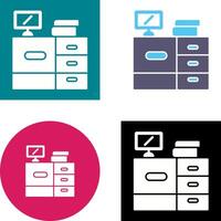 Desk Icon Design vector