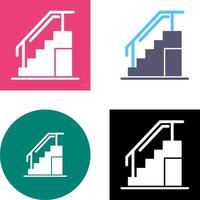 diseño de icono de escaleras vector